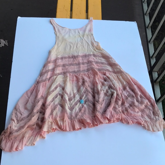 FP xDP Ballerina Princess Custom Slip Dress Rare Tie Dye Pastel Pink Free People - Picture 12 of 16